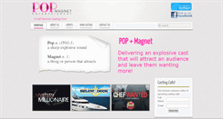 Desktop Screenshot of popmagnetent.com