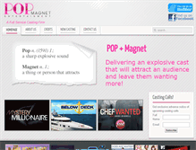 Tablet Screenshot of popmagnetent.com
